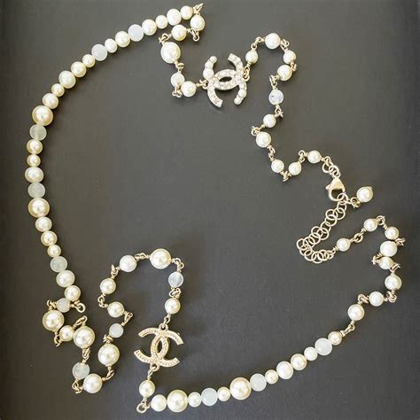 long chanel necklace replica|faux chanel jewelry website.